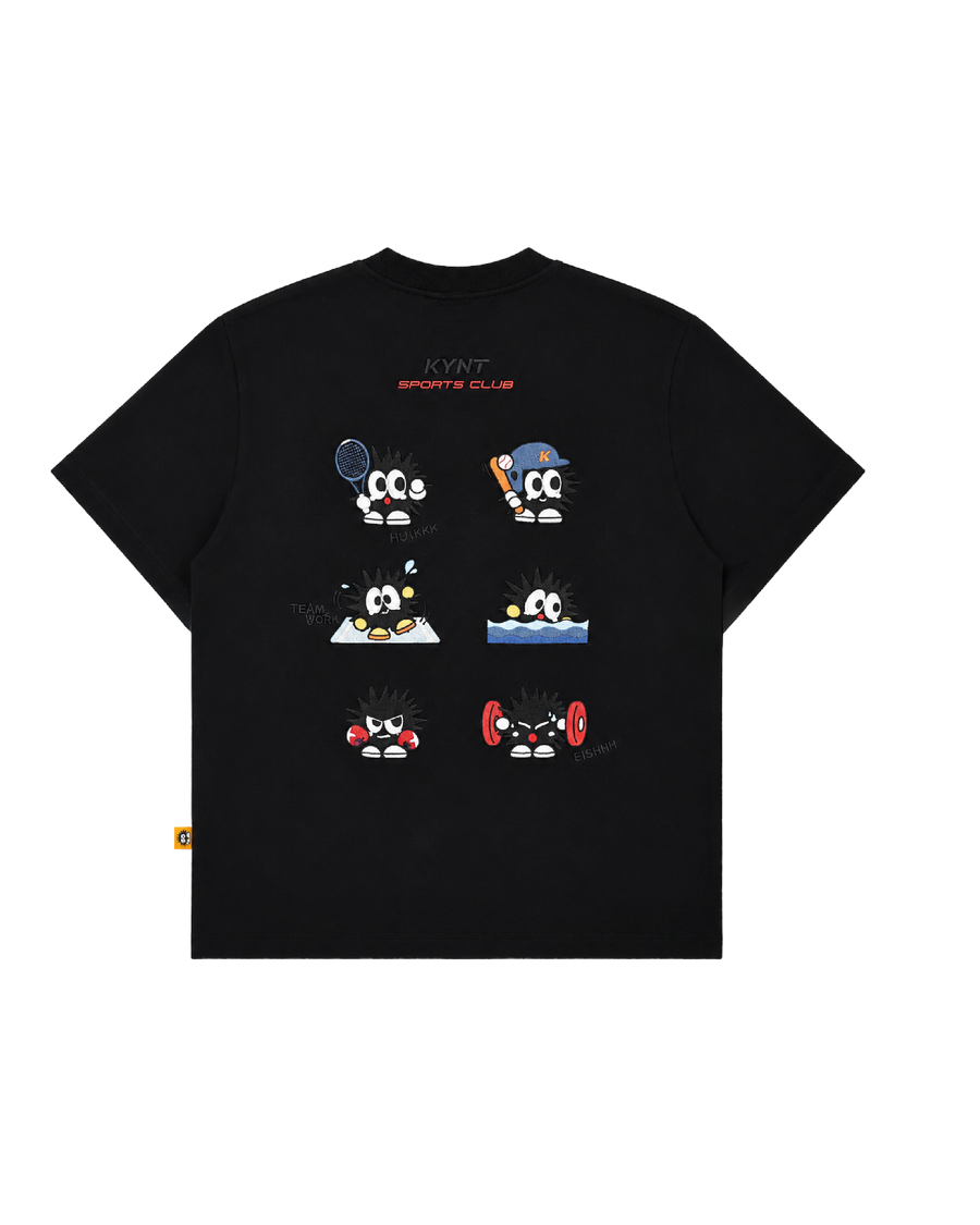 Embroidery T-Shirt Black