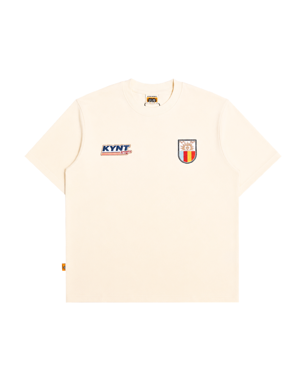 Embroidery T-Shirt Cream