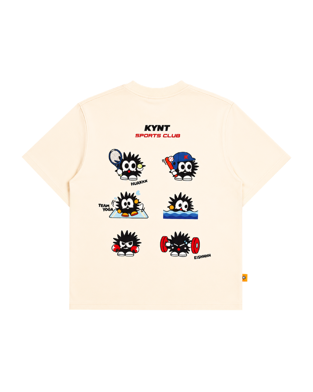 Embroidery T-Shirt Cream