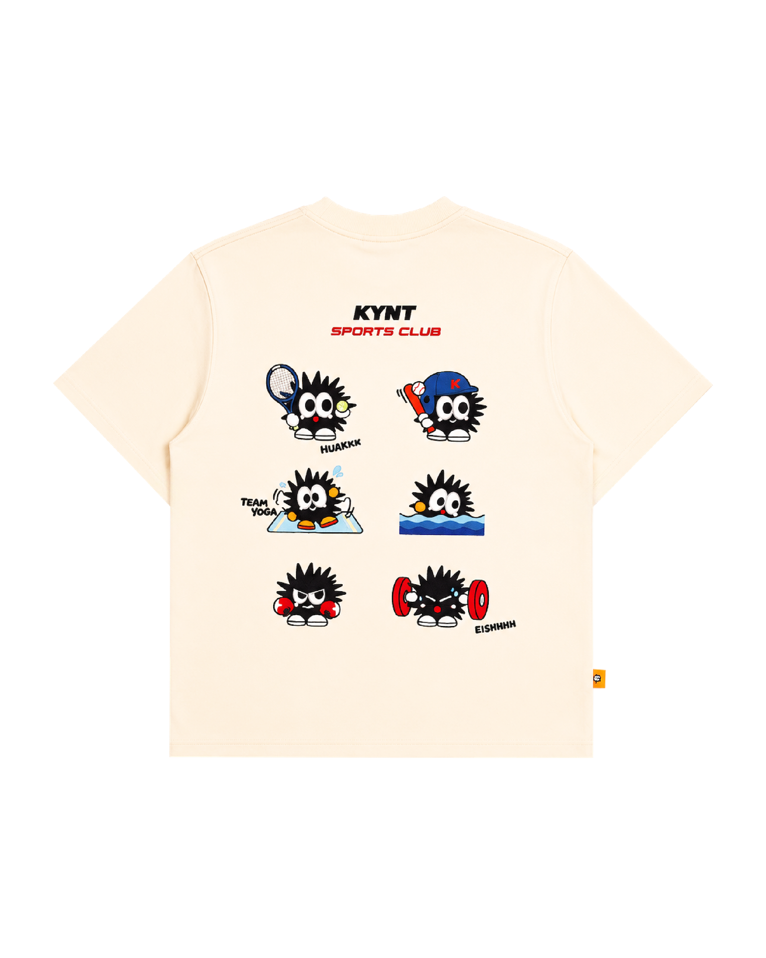 Embroidery T-Shirt Cream