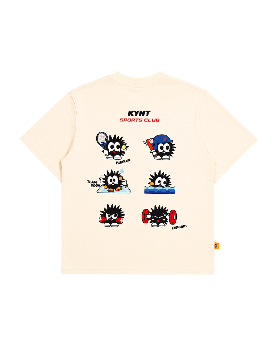 Embroidery T-Shirt Cream