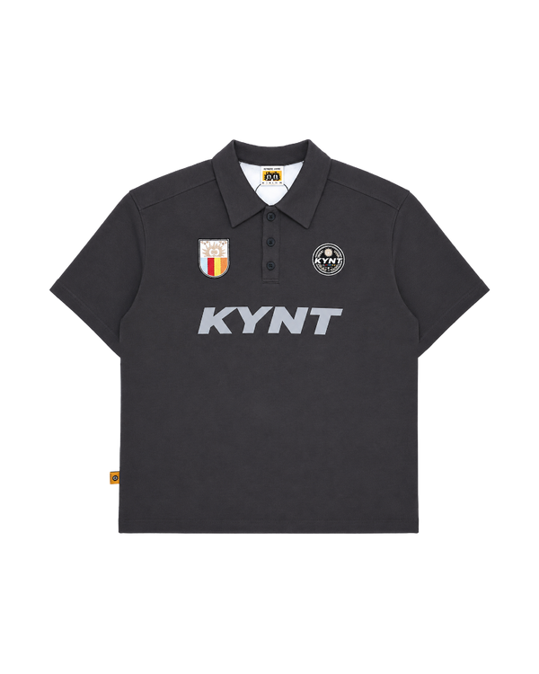 Polo T-Shirt Grey flat front