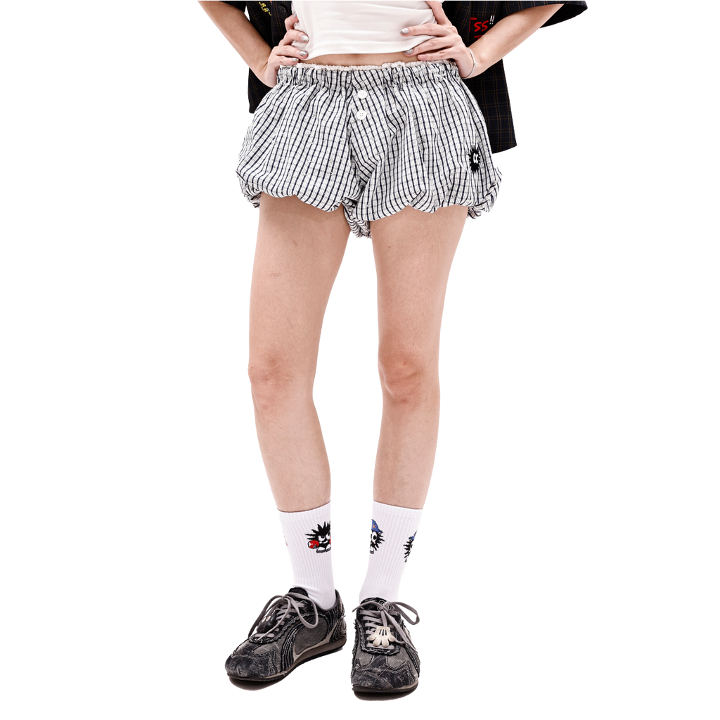 KEYNOTE | Sport Club Puffy Mini Shorts - SWAGANZ
