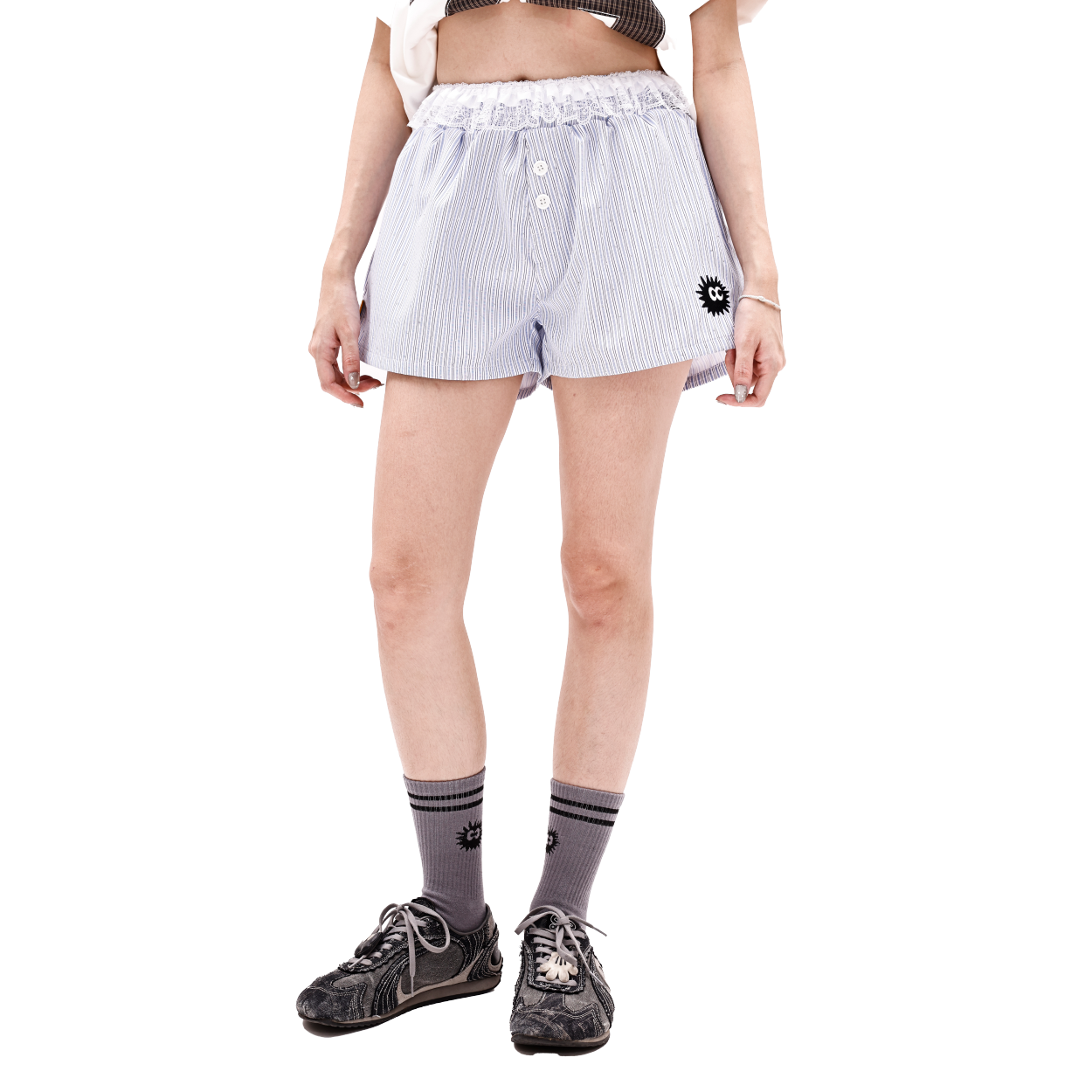KEYNOTE | Sport Club Girls Team Grey with Lace - SWAGANZ