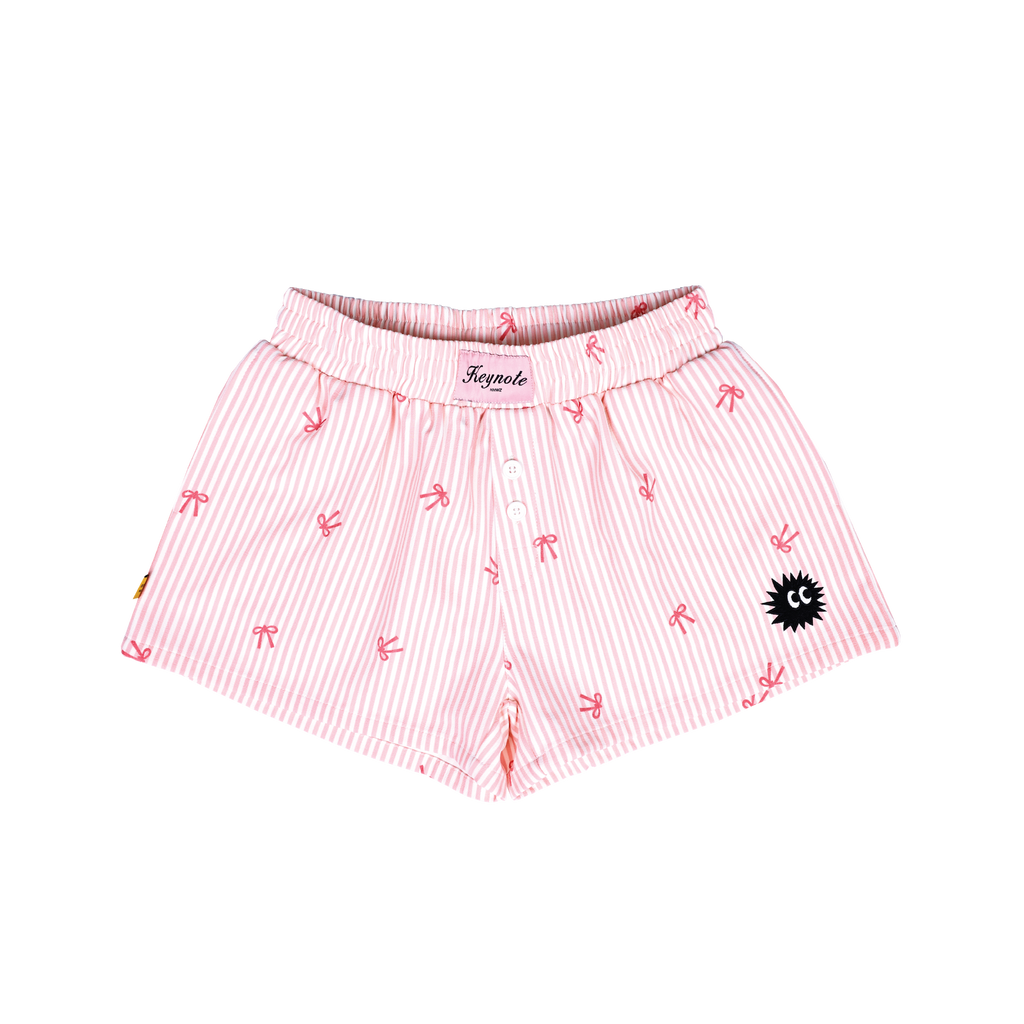 KEYNOTE | Bow Mini Shorts Pink - SWAGANZ