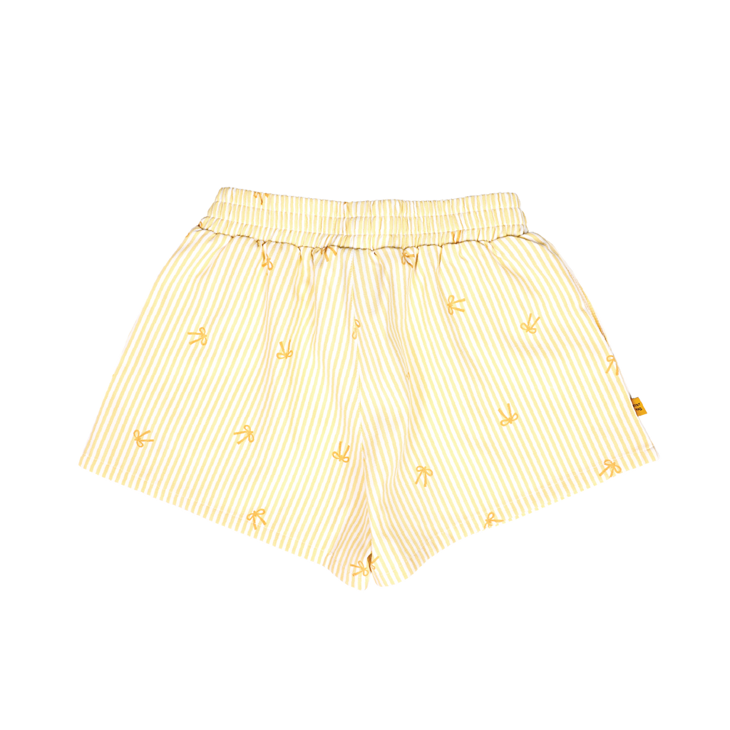 KEYNOTE | Bow Mini Shorts Yellow - SWAGANZ