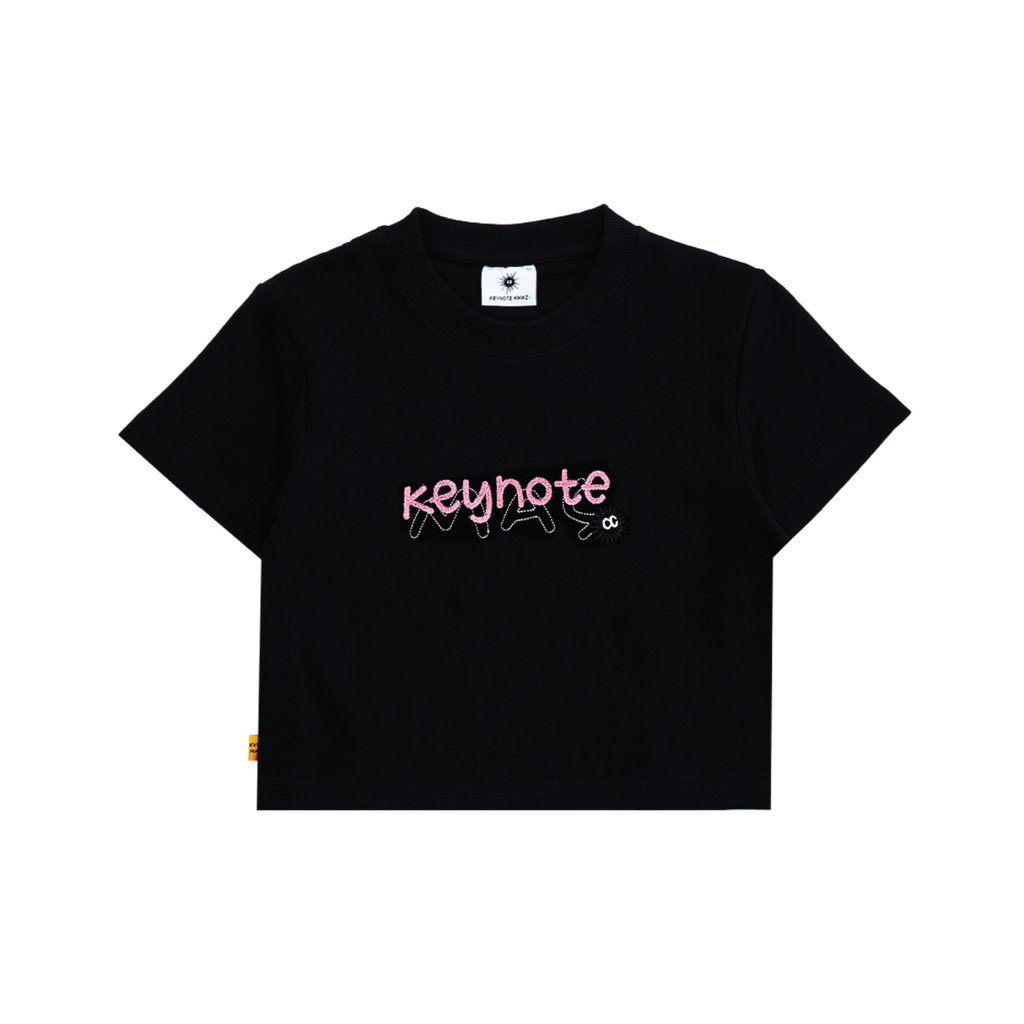 KEYNOTE | Daily Crop Top Black - SWAGANZ