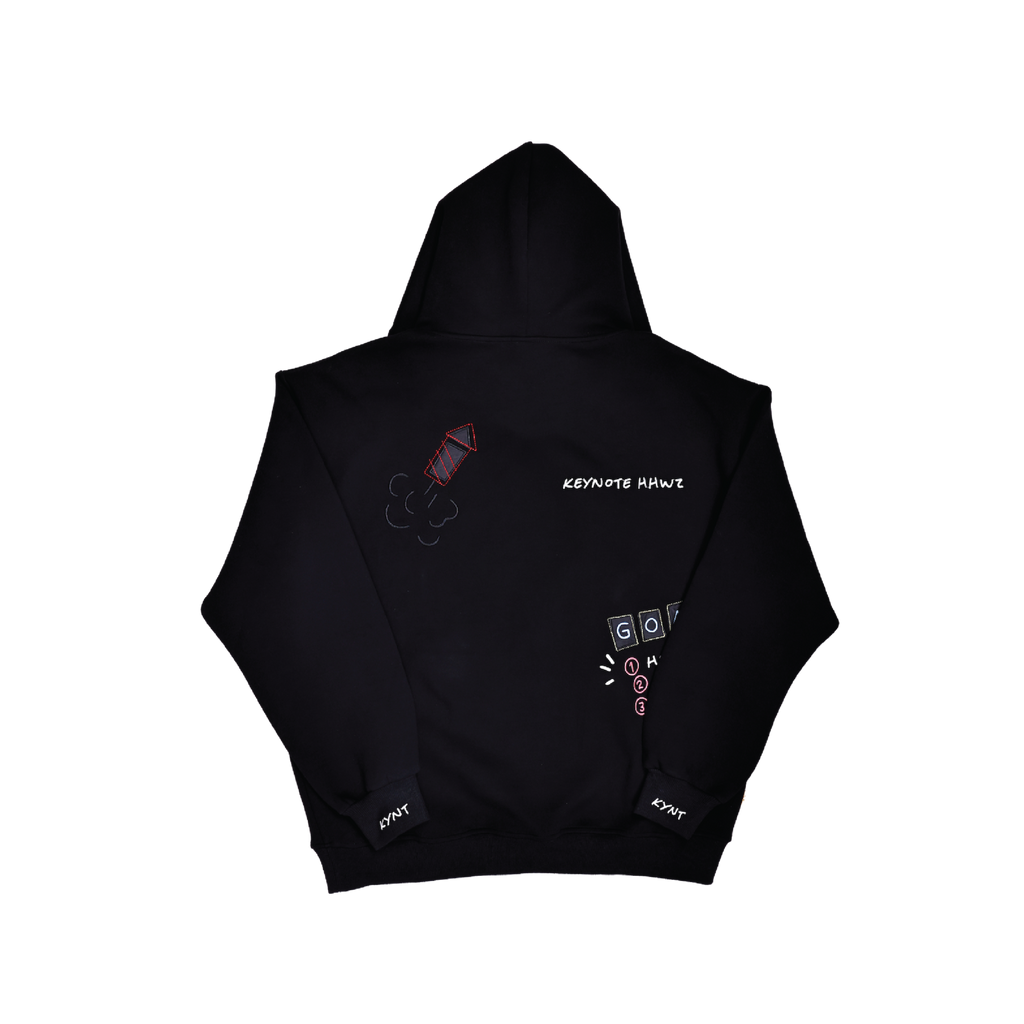 KEYNOTE | Ki-Goal Pullover Hoodie Black - SWAGANZ