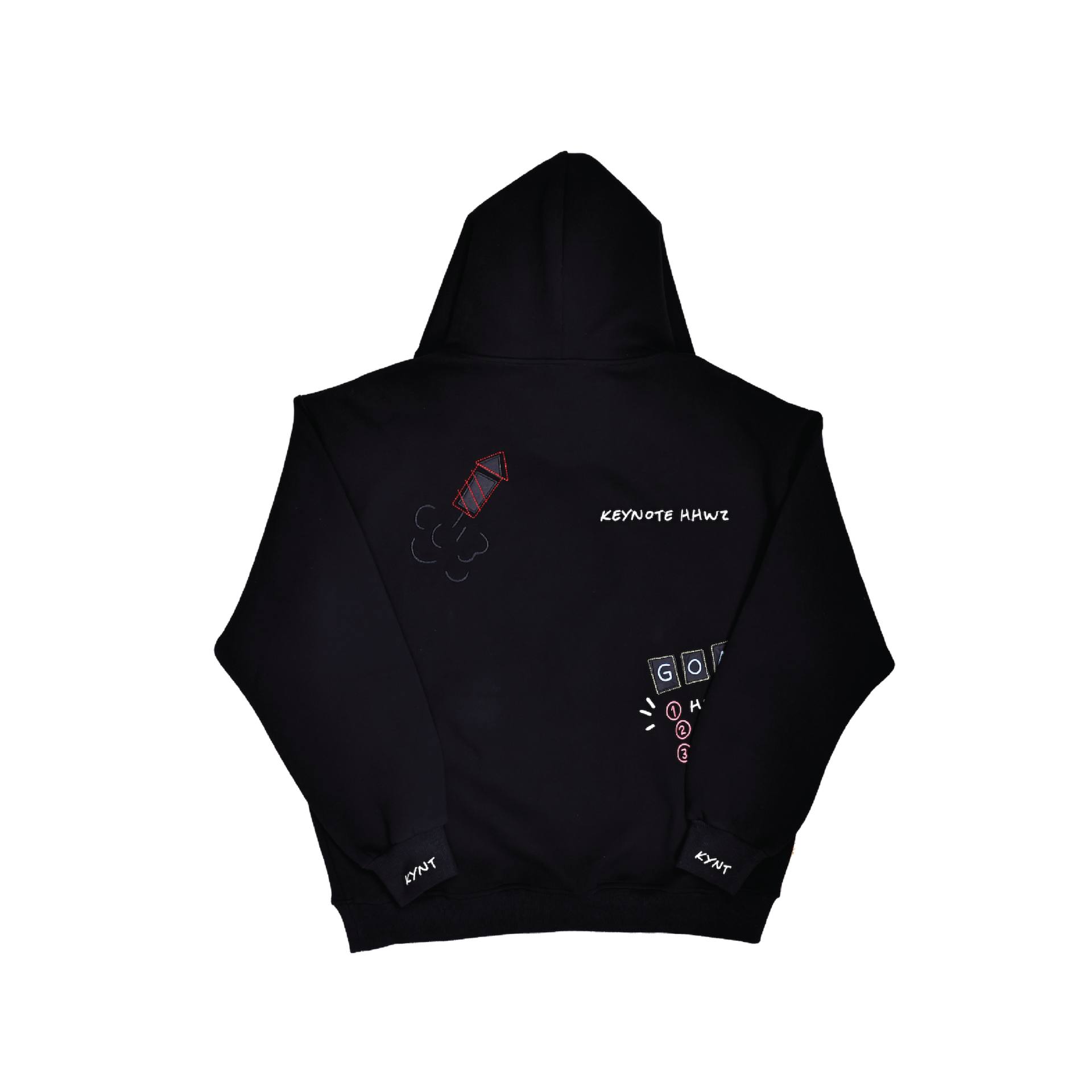 KEYNOTE | Ki-Goal Pullover Hoodie Black - SWAGANZ