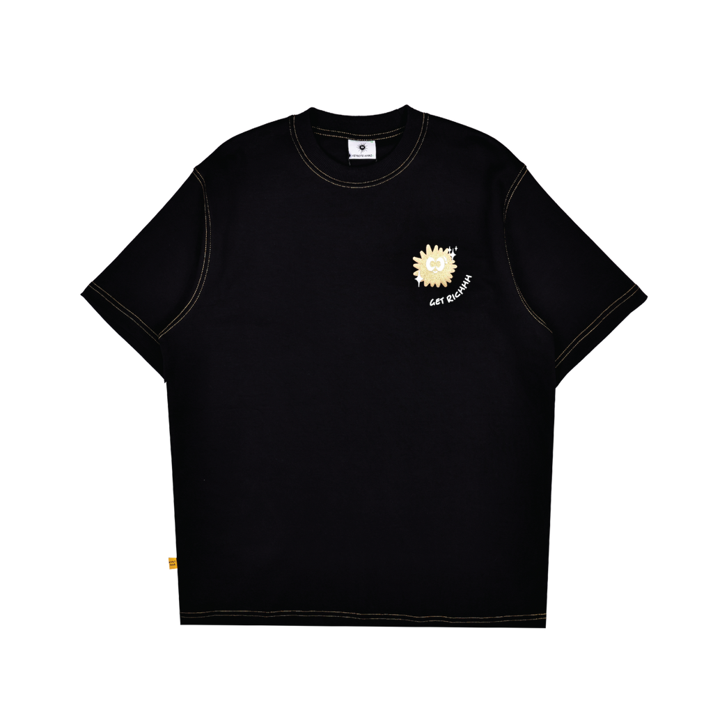 KEYNOTE | Golden Kiki Tee Black - SWAGANZ