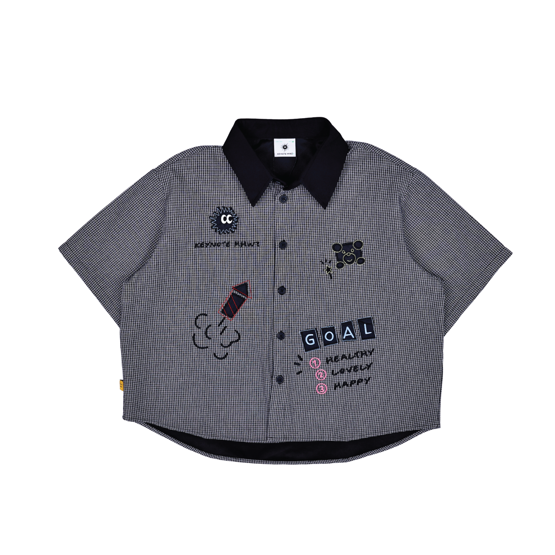 KEYNOTE | Ki-Goal Stripe Shirt Black/White - SWAGANZ