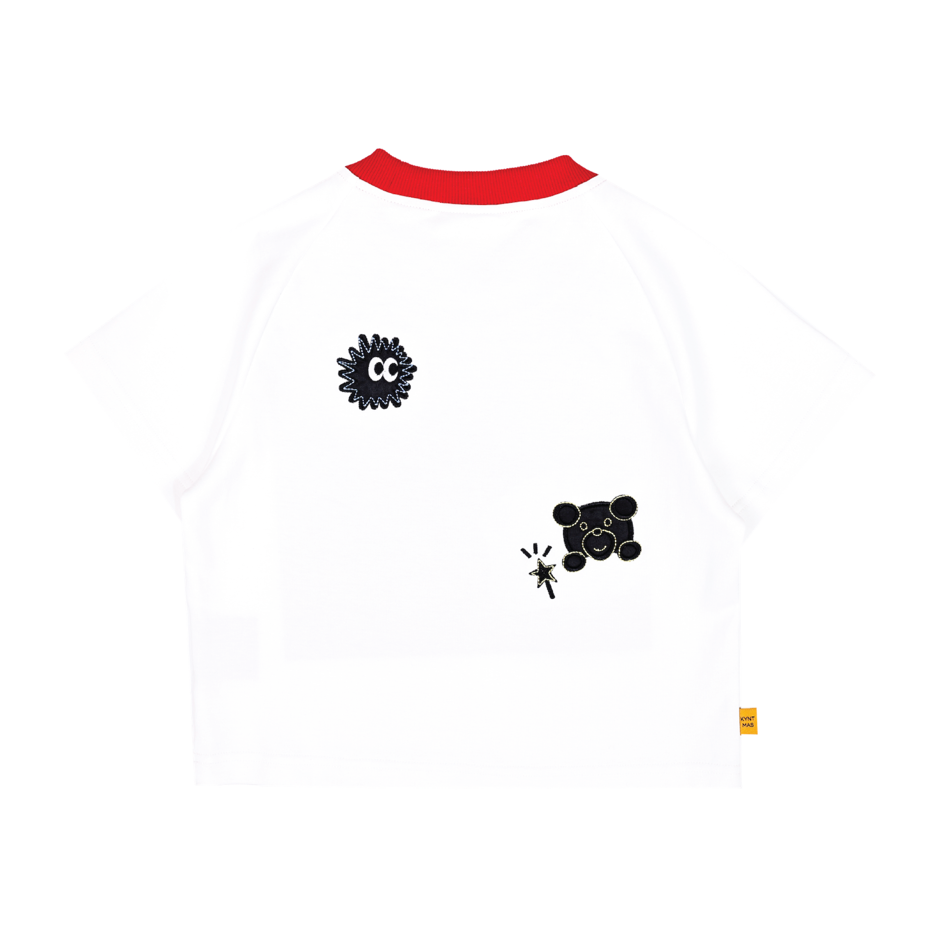 KEYNOTE | Ki-Goal Plaid Logo Crop Top White - SWAGANZ