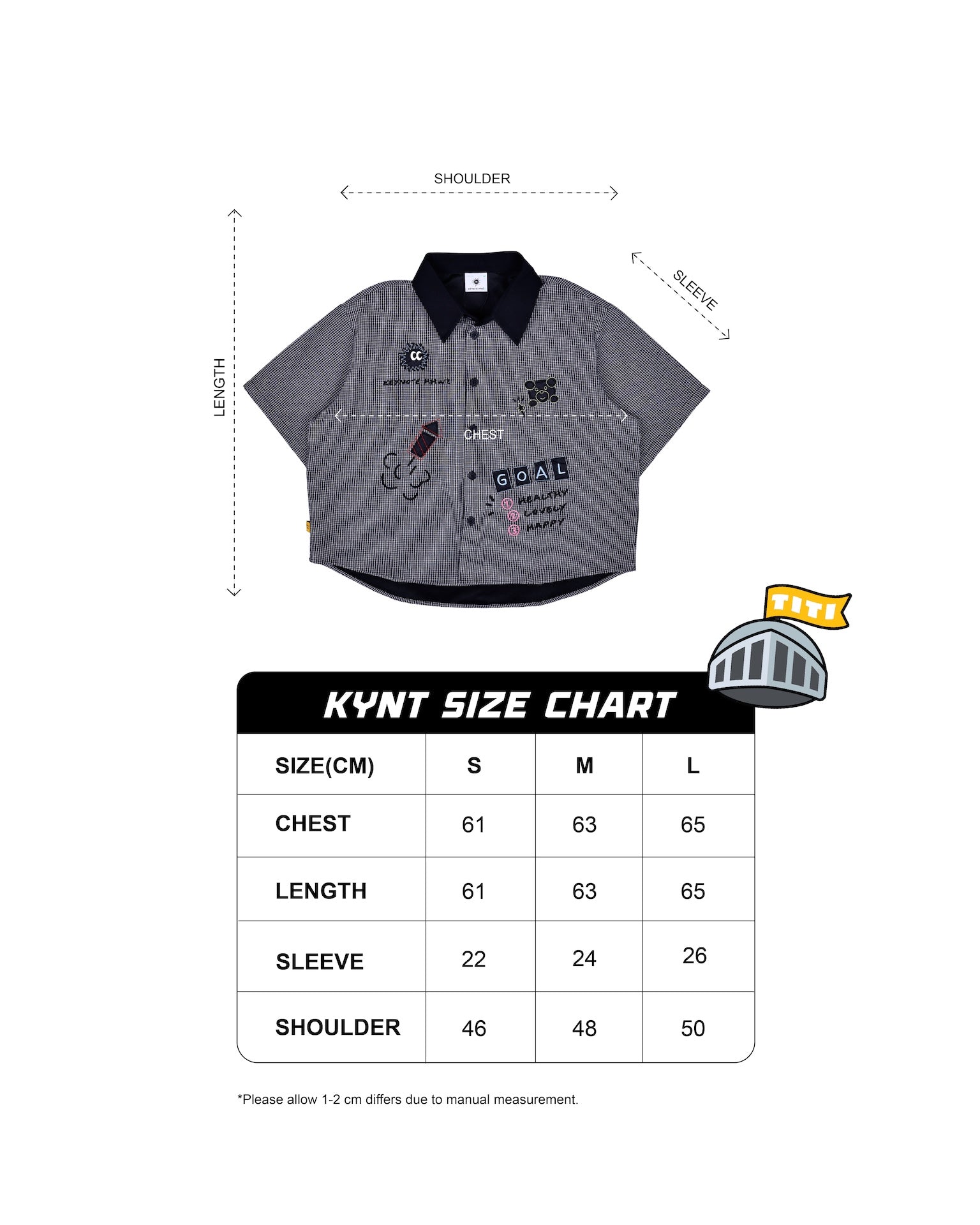 Ki-Goal Stripe Shirt Black/White