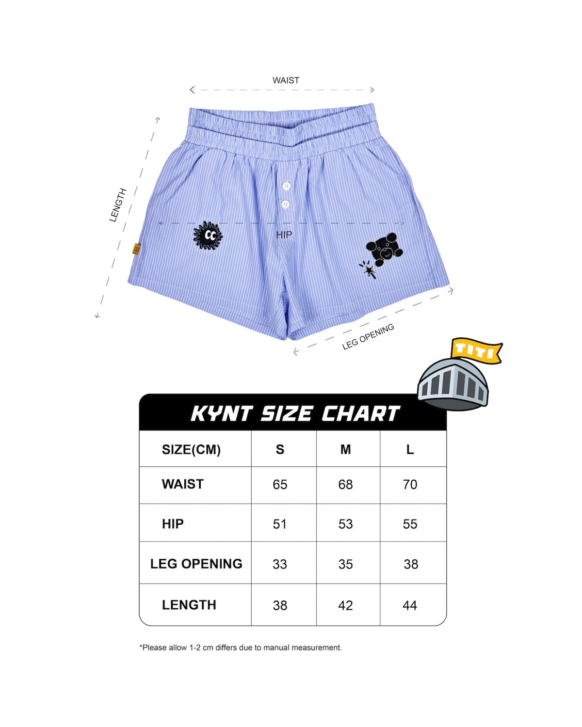 KEYNOTE | Ki-Goal Mini Short Blue - SWAGANZ