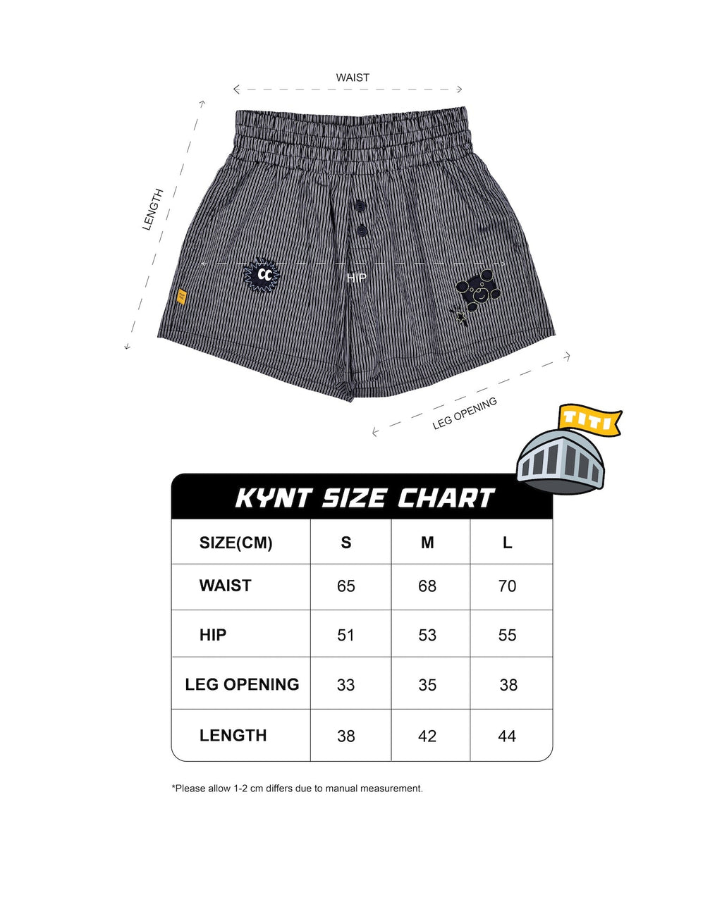 KEYNOTE | Ki-Goal Mini Short Black - SWAGANZ