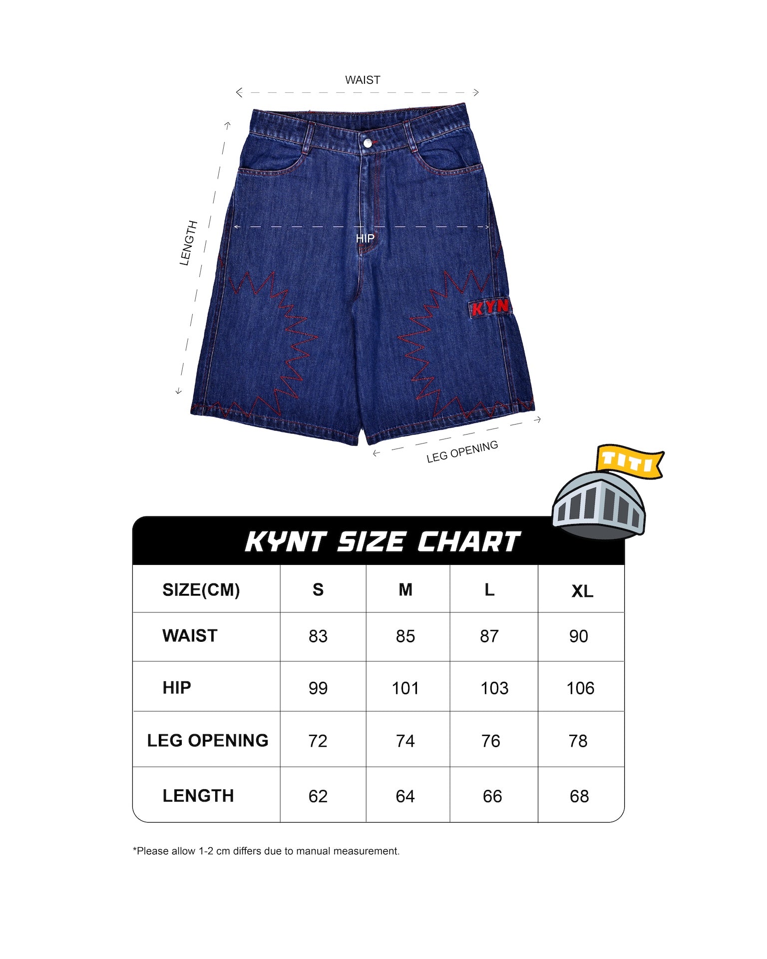 KEYNOTE | Asphalt Jorts Denim - SWAGANZ