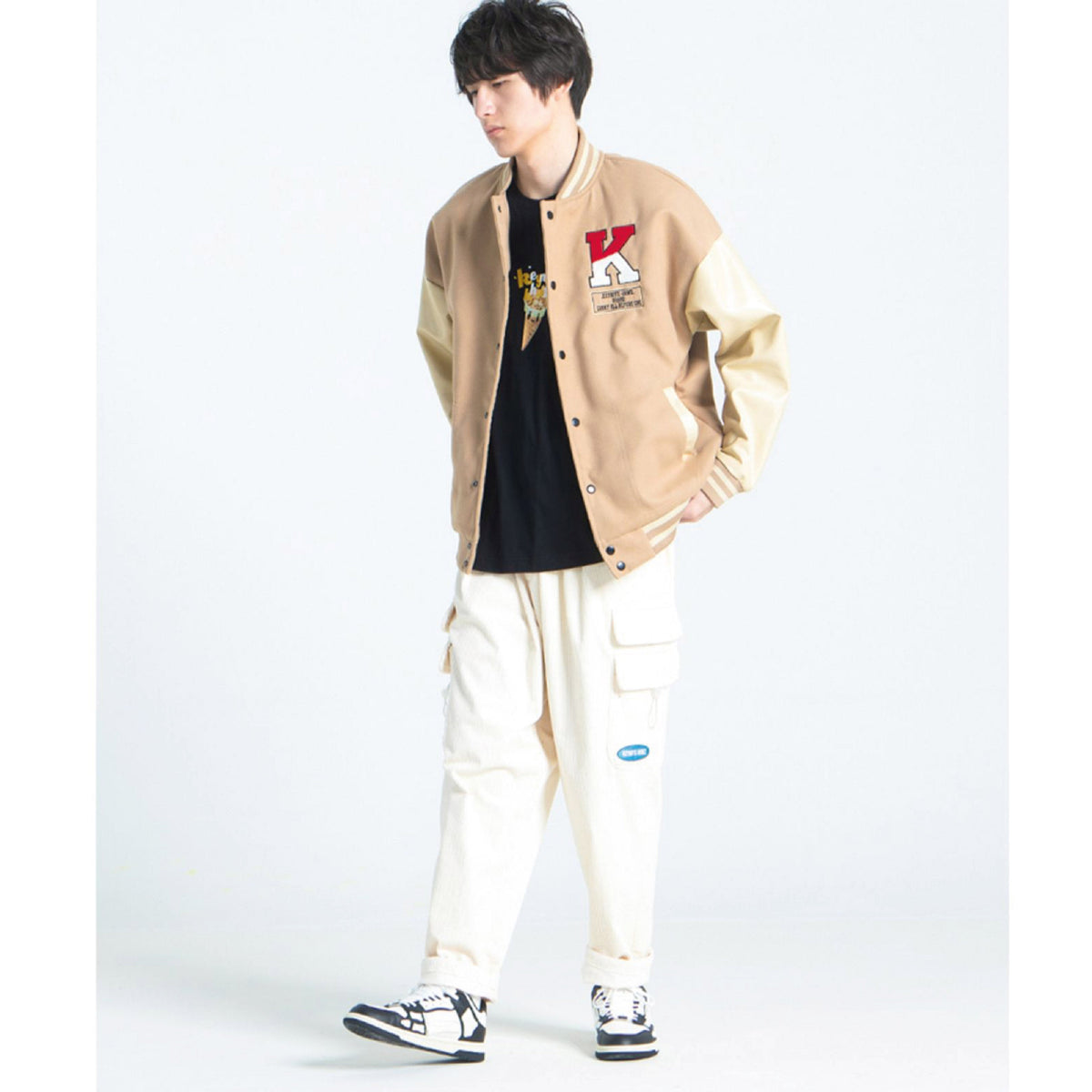 KEYNOTE | 22 Corduroy Pants Offwhite - SWAGANZ