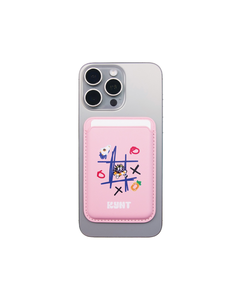 Sunshine Game On Snap-On Wallet Pink