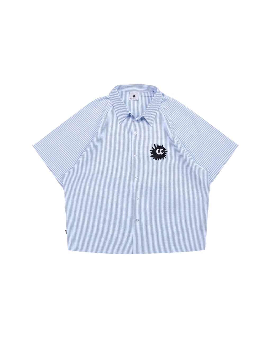 Men Urchin Line Shirt Blue