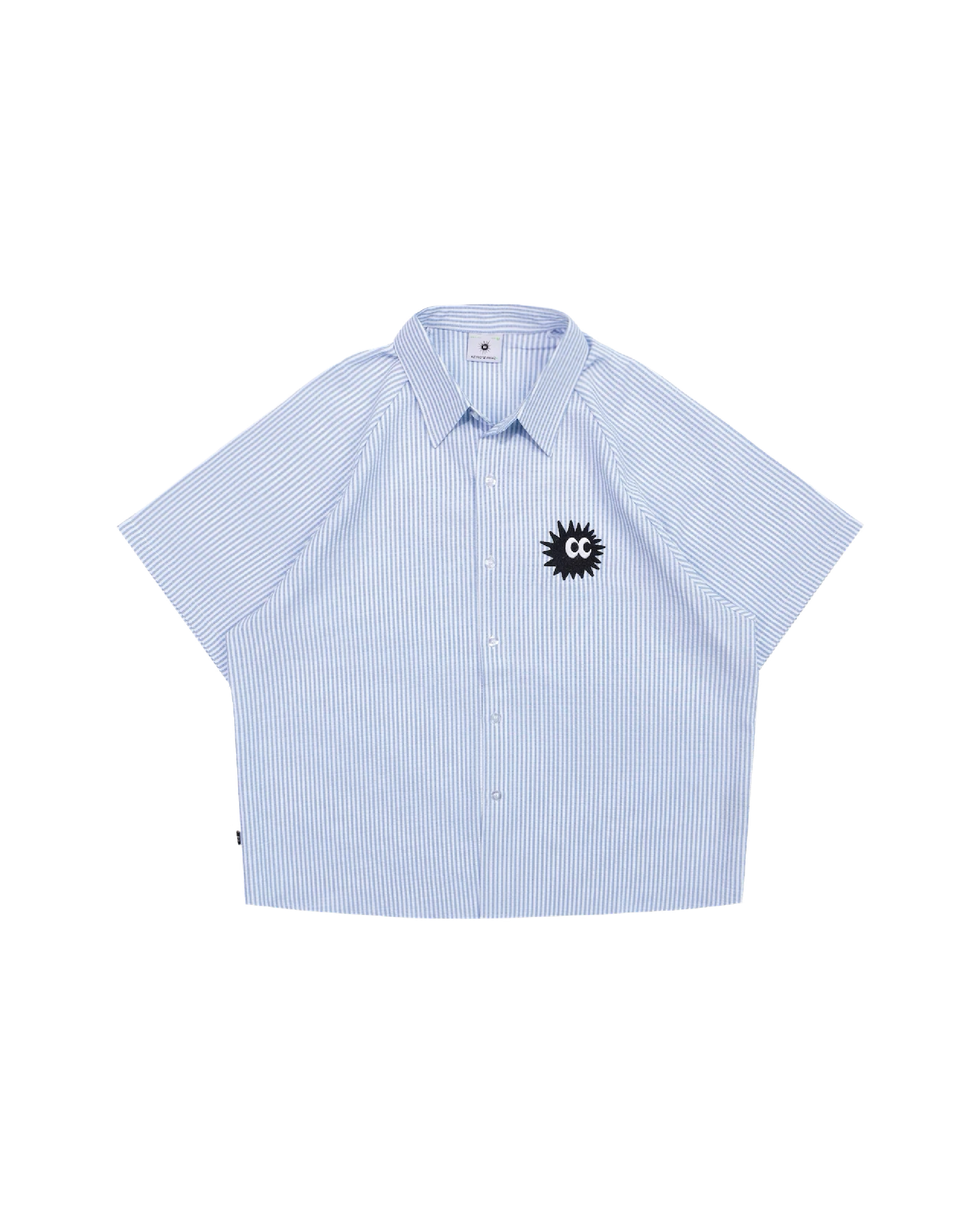 Men Urchin Line Shirt Blue