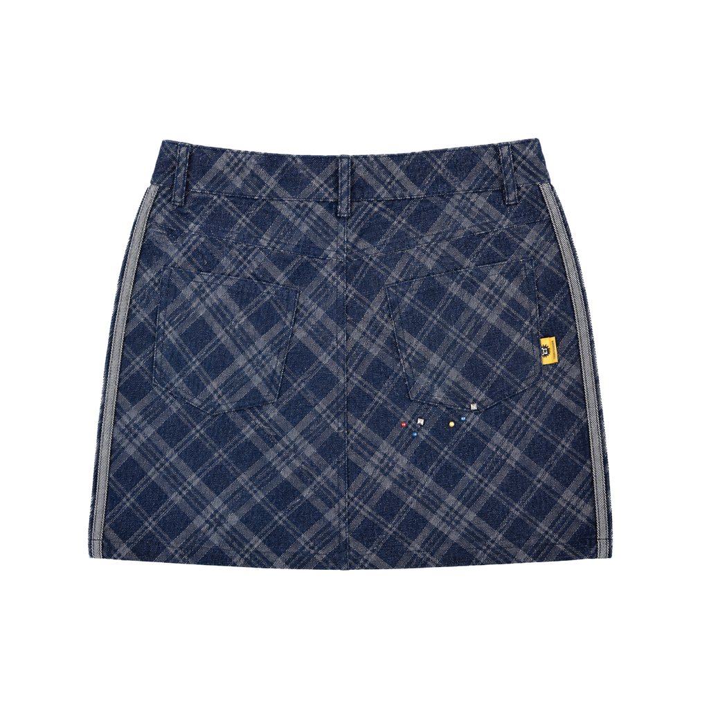 KEYNOTE | Sport Club Denim Mini Skirt - SWAGANZ
