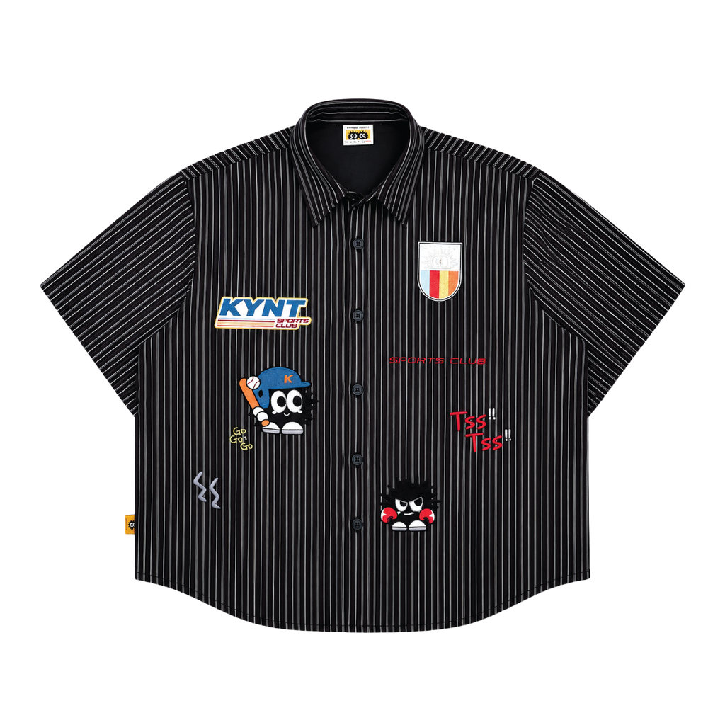 KEYNOTE | Sport Club KiKi Coach Stripe Shirt - SWAGANZ