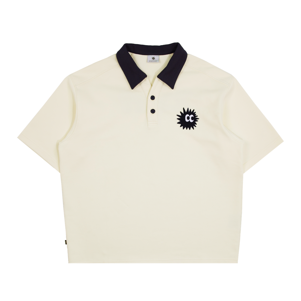 Vintage Lunar Woven Polo Cream