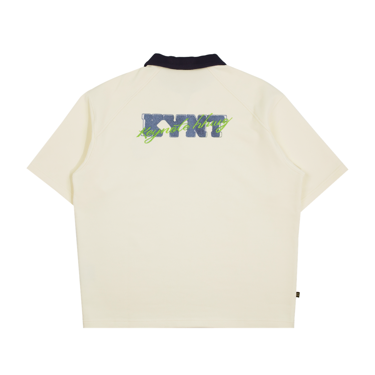 Vintage Lunar Woven Polo Cream