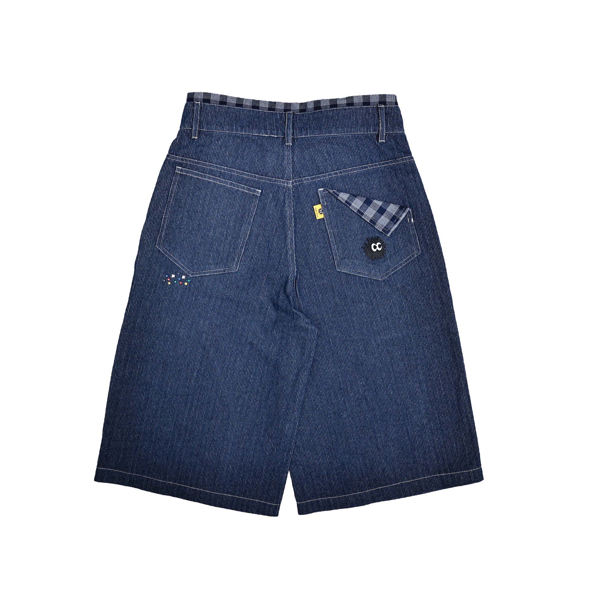 KEYNOTE | Sport Club Denim Jorts Blue - SWAGANZ