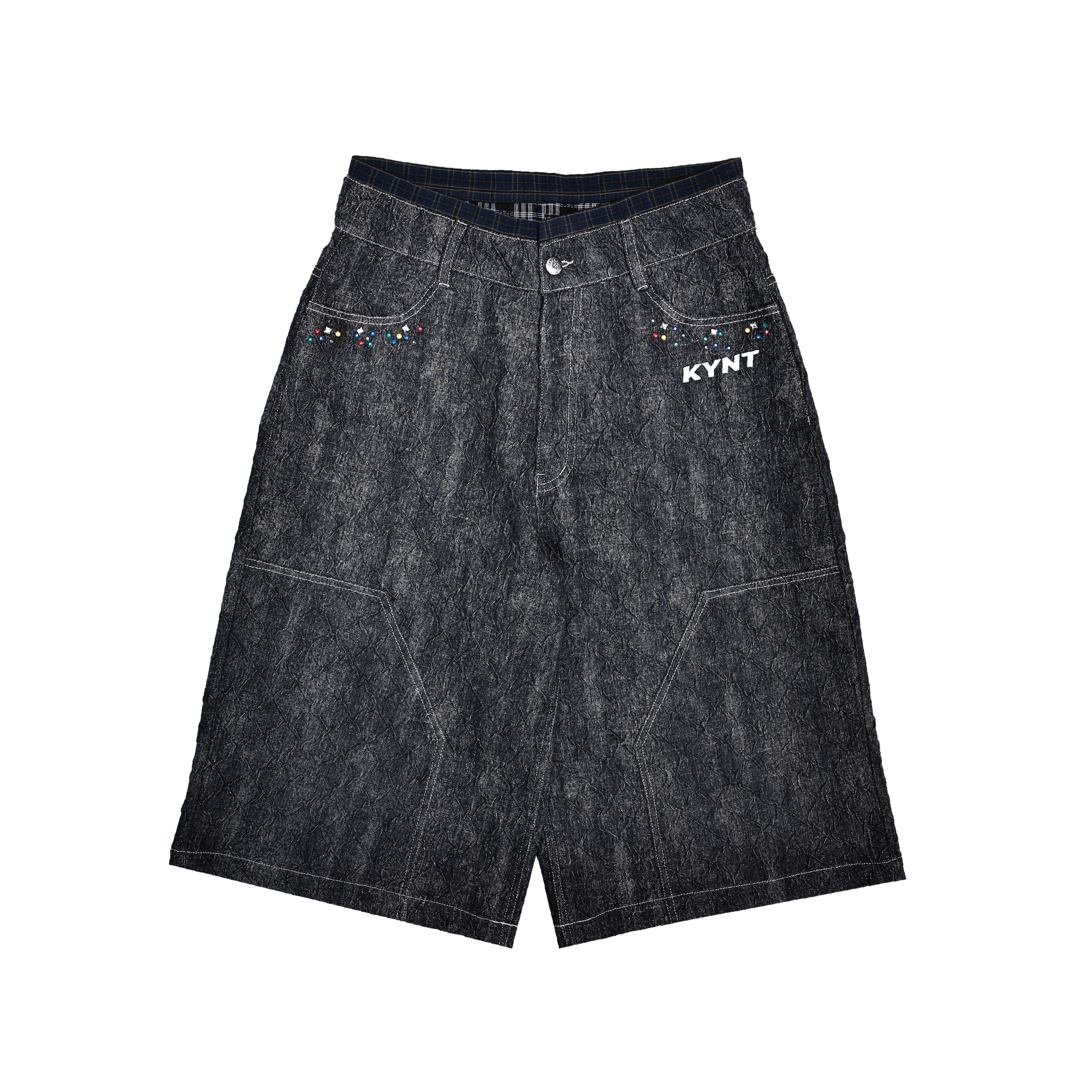 KEYNOTE | Sport Club Denim Jorts Black - SWAGANZ