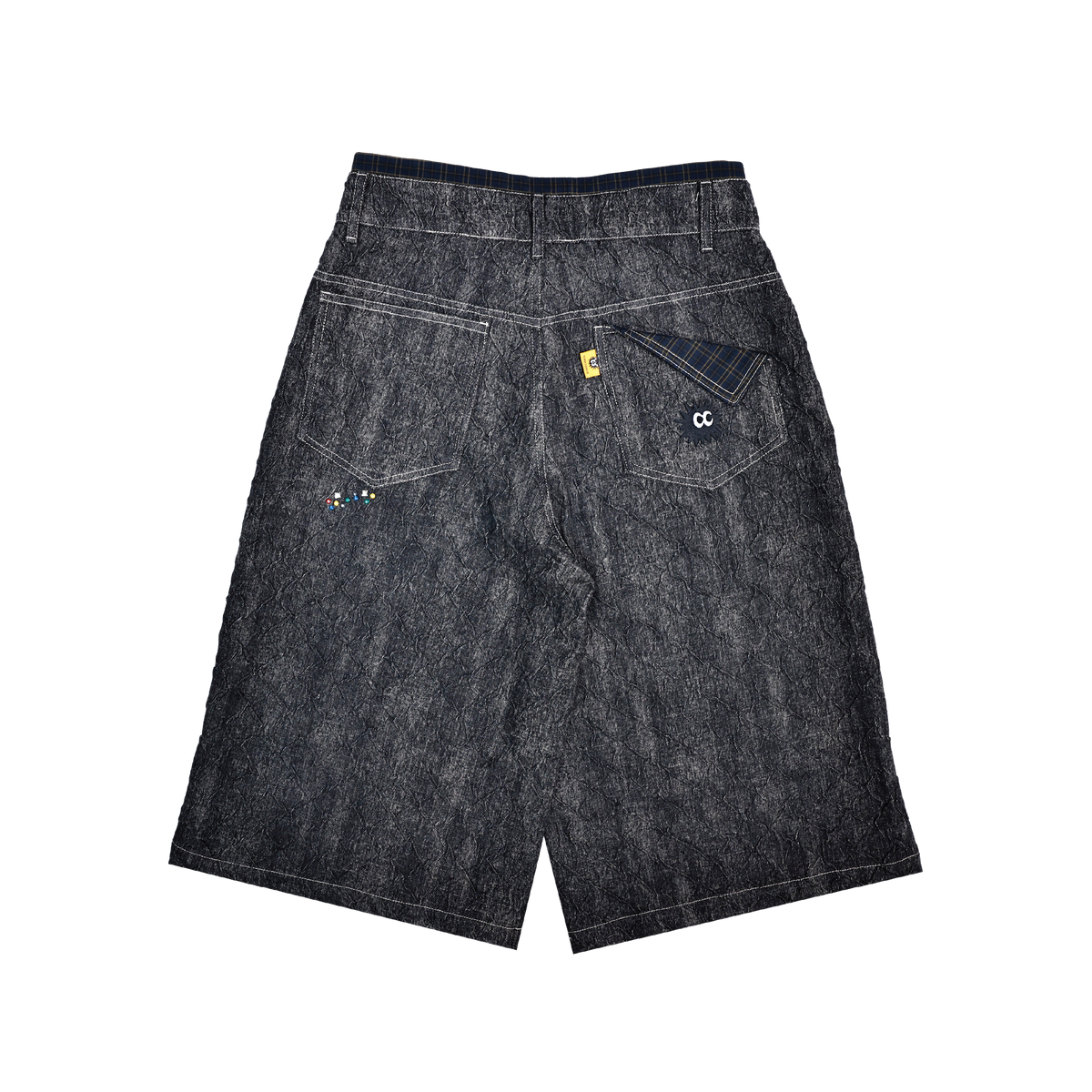 KEYNOTE | Sport Club Denim Jorts Black - SWAGANZ