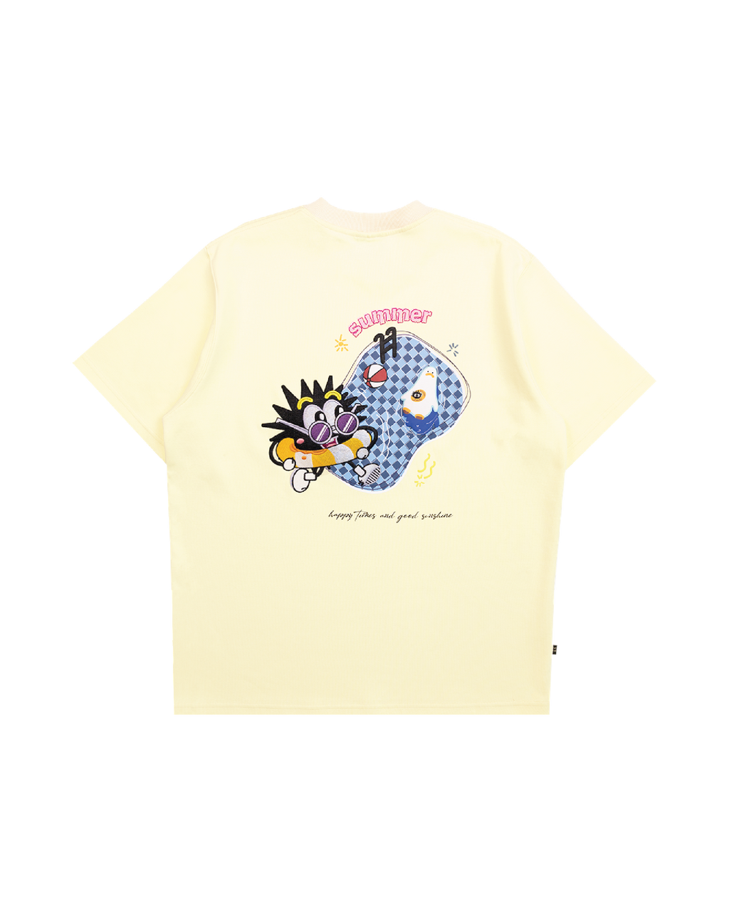 Enjoy The Pool Tee Yellow