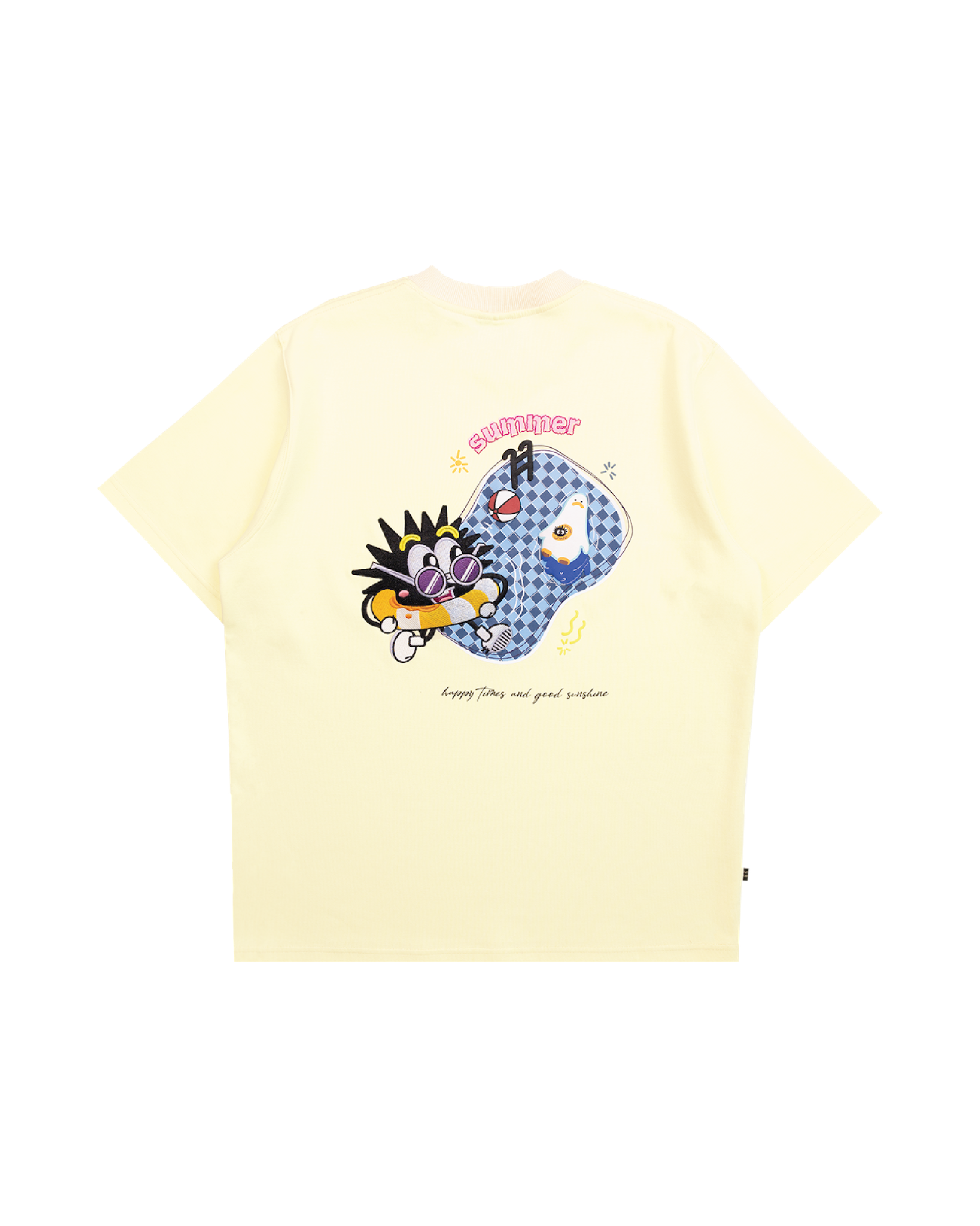 Enjoy The Pool Tee Yellow
