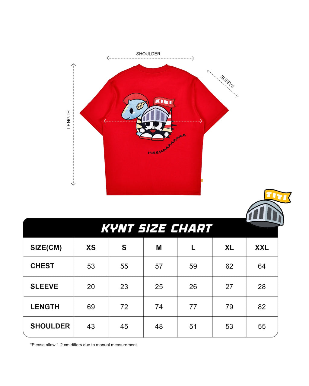 Knighty Kiki Tee Red
