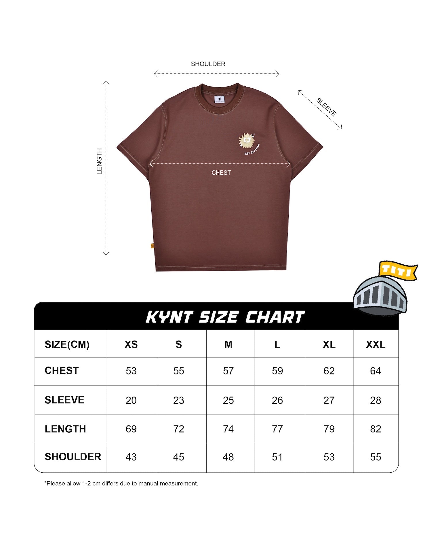 Golden Kiki Tee Brown