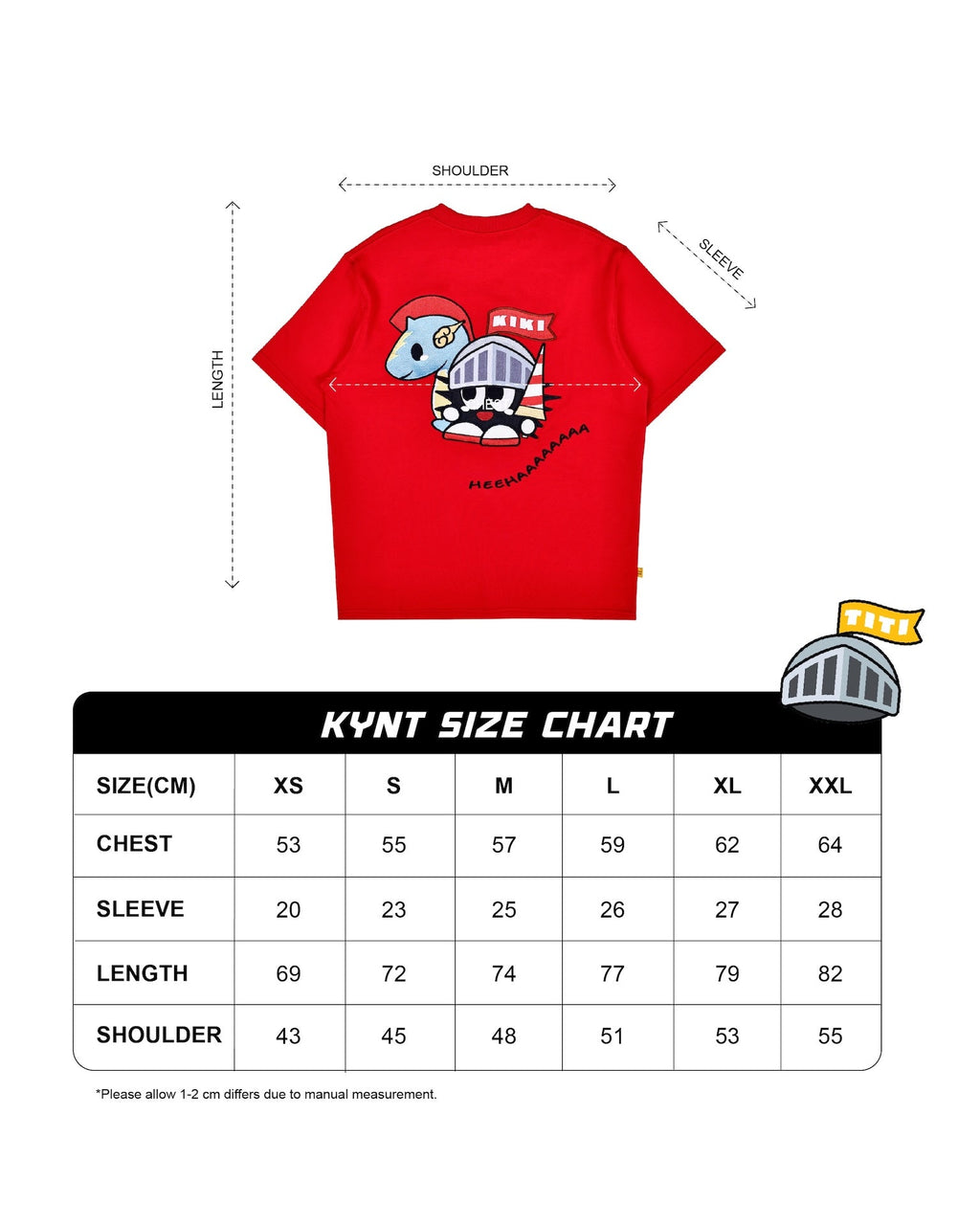 KEYNOTE | Knighty Kiki Tee Red - SWAGANZ