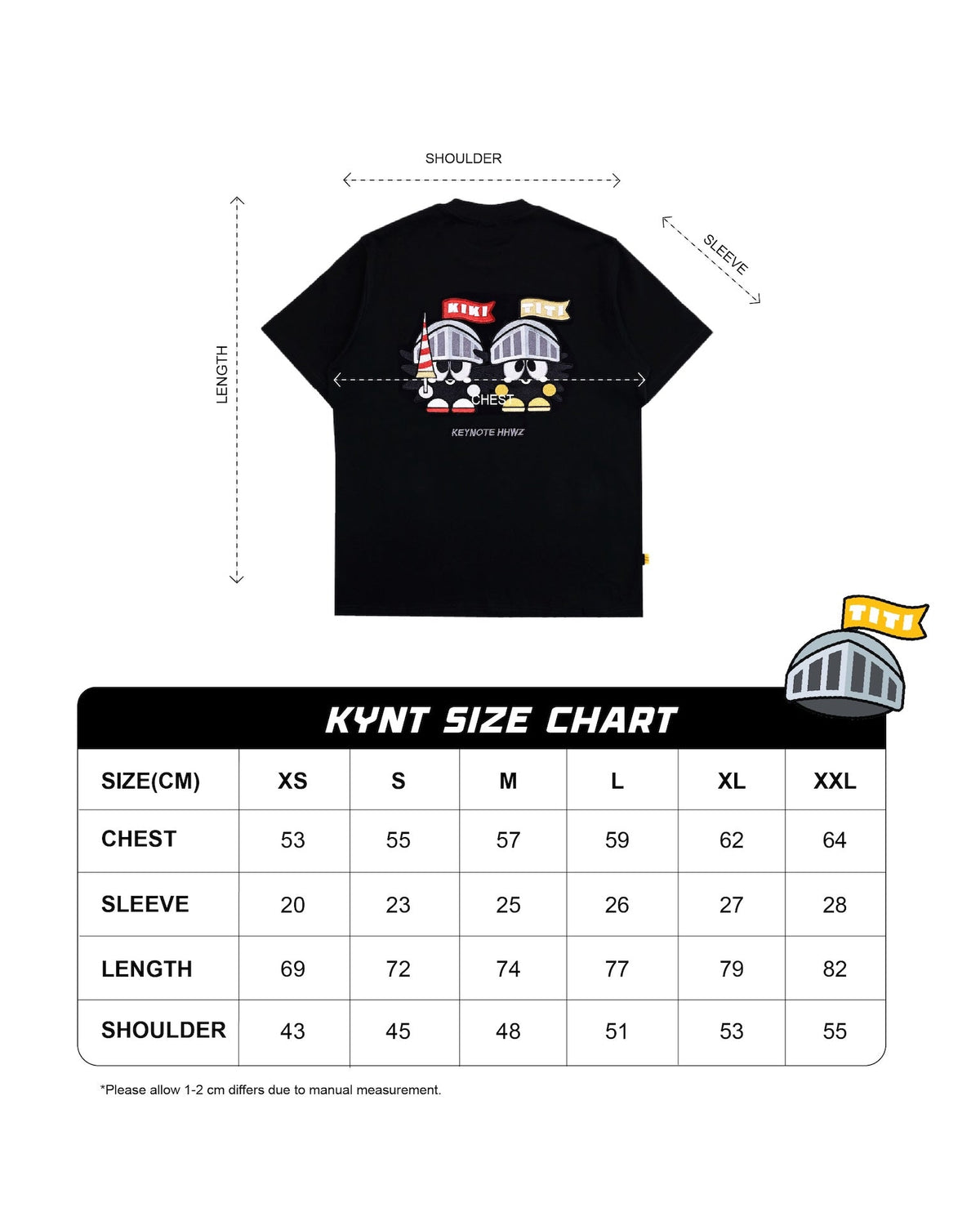 KEYNOTE | Twin Knightmare Tee Black - SWAGANZ