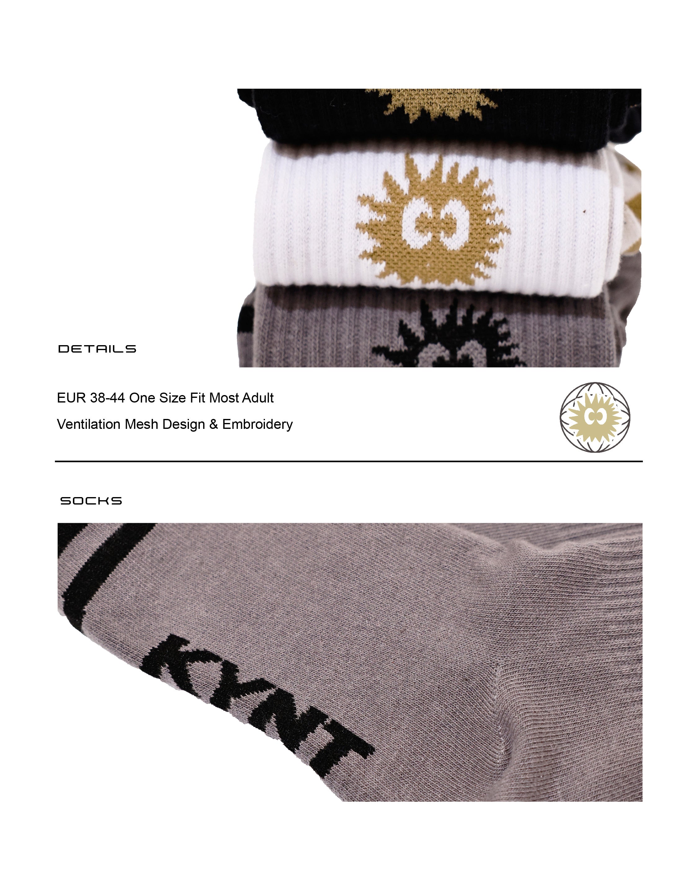 Crew Socks (3 pair)