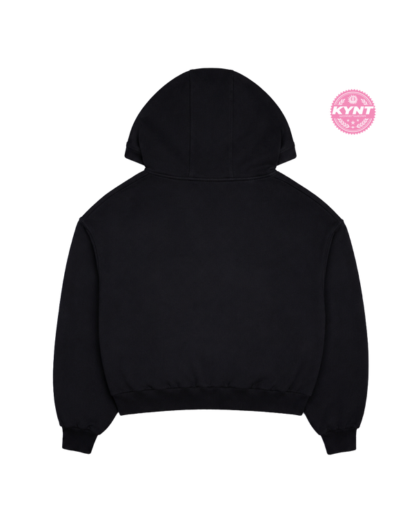 Duo-Zip Jacket Black flat back