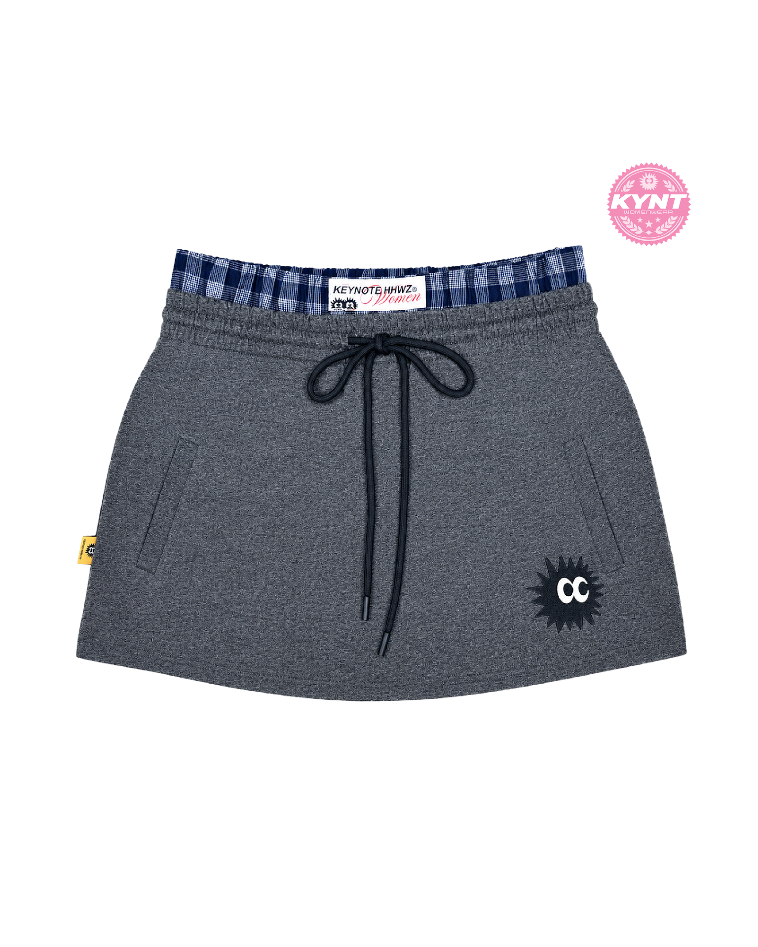 Duo-Layer Skirt Dark Grey