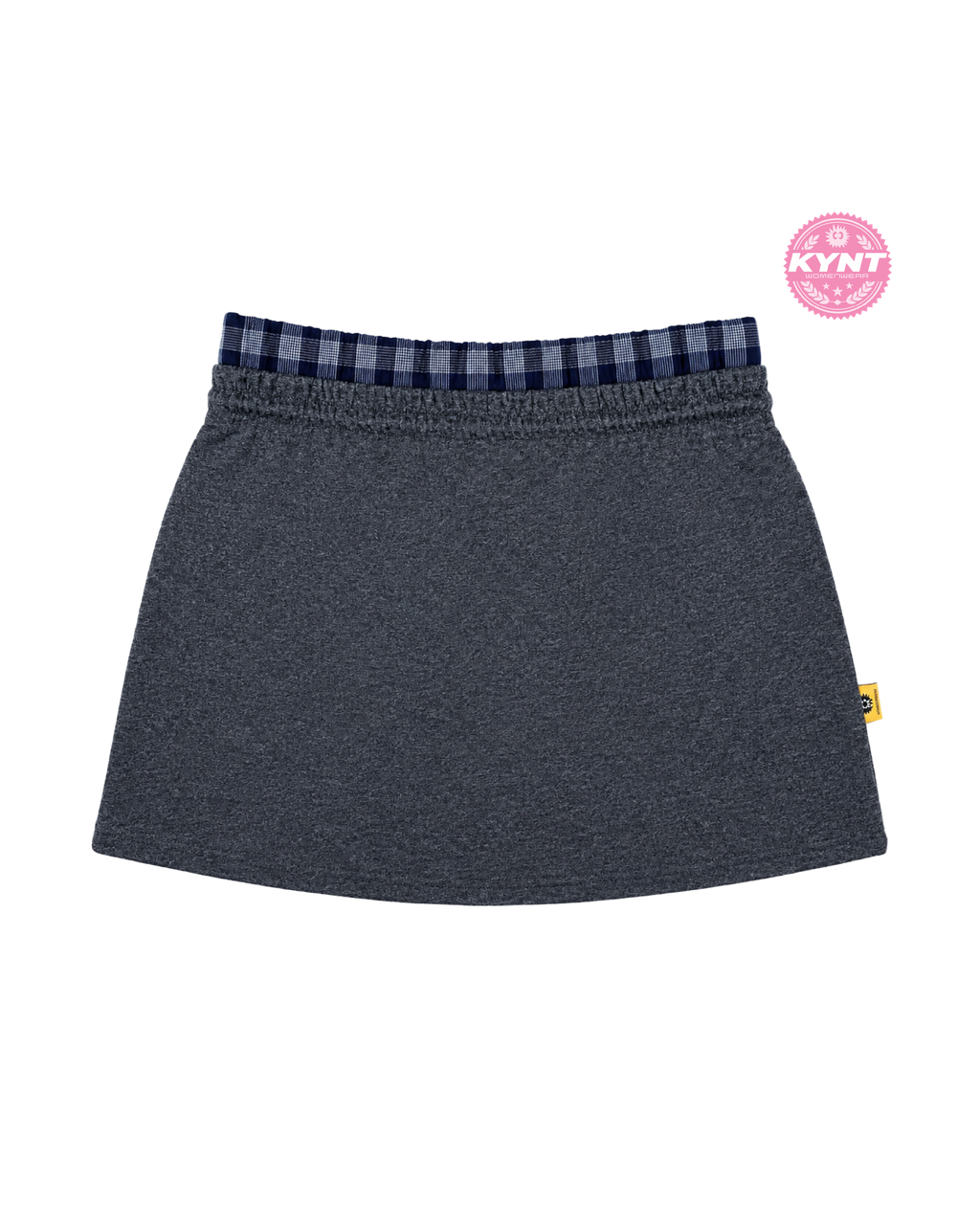 Duo-Layer Skirt Dark Grey